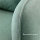 ADAMS Two-Seater-Sofa, Dark Green