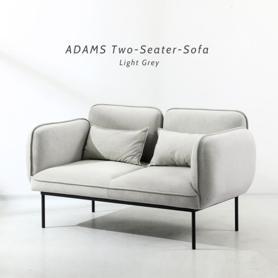 ADAMS Two-Seater-Sofa, Dark Green