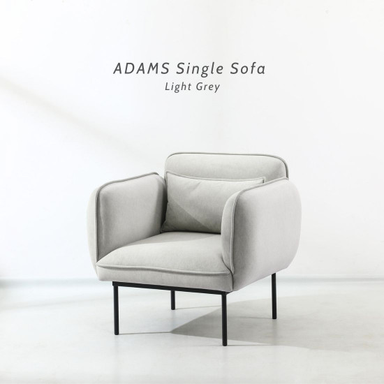 ADAMS Single Sofa, Dark Green