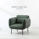 ADAMS Single Sofa, Dark Green