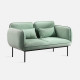 ADAMS Two-Seater-Sofa, Green ADAMS Two-Seater-Sofa, Green