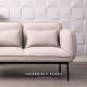 ADAMS Two-Seater-Sofa, Light Grey [SALE]