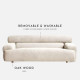 ELGIN Sofa, Creamy White, L210-250