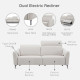VENICE 2.5 Seat Dual Electric Recliner Sofa L200