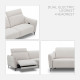 VENICE 2.5 Seat Dual Electric Recliner Sofa L200