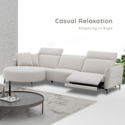 VENICE 3-Seater L-Shape Electric Recliner Sofa L280