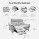 CLEO Dual Electric Recliner Sofa, 2-Seater, L155 [Ex-Display]