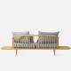 Willow Sofa with sidetable, Natural Ash