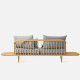 Willow Sofa with sidetable, Natural Ash Willow Sofa with sidetable, Natural Ash