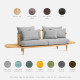 Willow Sofa with sidetable, Natural Ash Willow Sofa with sidetable, Natural Ash