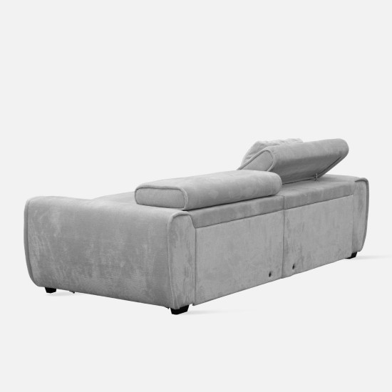 Houston Motion Sofa, L186, U1, Light Grey