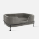 Pet Sofa Puffed velvet dark grey Pet Sofa Puffed velvet dark grey