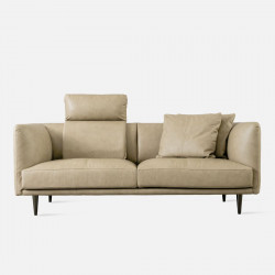 Milton Sofa, L192, Semi Aniline Leather (full leather)