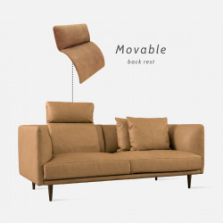 Milton Sofa, L192, Semi Aniline Leather, G3 342