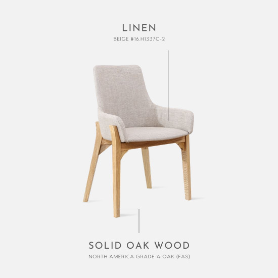 [SALE] Solo Chair, W52, Oak