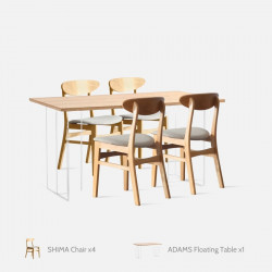 ADAMS Floating Table SHIMA Chair [SALE]