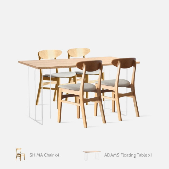 ADAMS Floating Table SHIMA Chair [SALE]