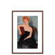 Redheaded Girl in Evening Dress by Amedeo Modigliani, 1918