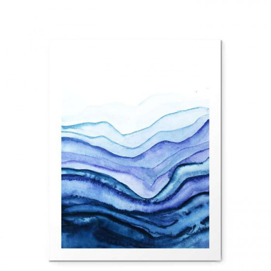 Washed Away Watercolor - small