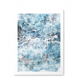 Sea Foam Blue Marble - small