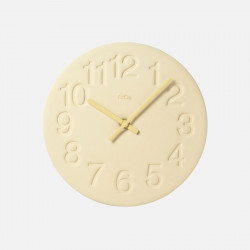 Diatomaceous earth clock - Yellow [ Display ]