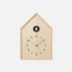 Birdhouse Clock - Natural [2 x Display Left]