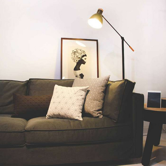 Geo origami pillow-S Black Geo origami pillow-S Black