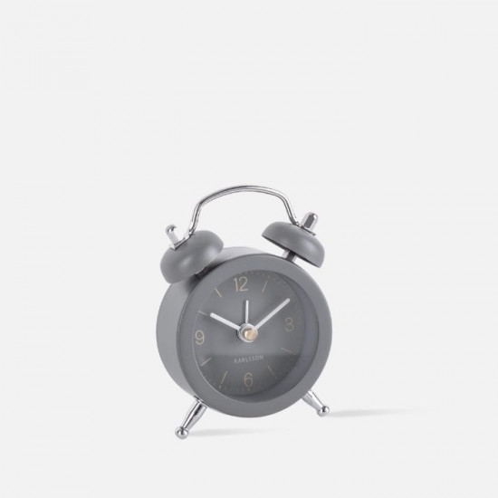 [SALE] Alarm clock Mini Twin Bell assorted - Moss Blue