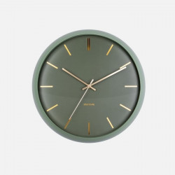 Wall clock Globe Moss Green [Display]