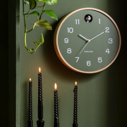 Cuckoo Wall Clock, Green
