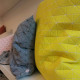 Geo origami pillow-M Yellow [Stock x1]