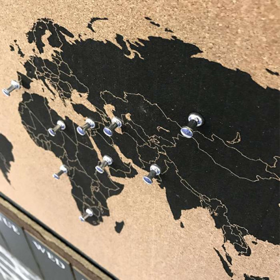 [SALE] Corkboard World Map