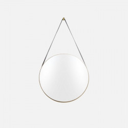 [SALE] Wall Mirror Balanced - Round Rim Gold