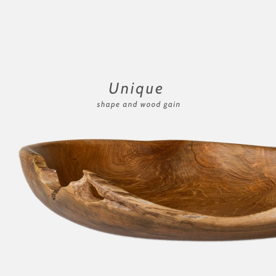 Teak Root Bowl