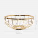 Fruit basket Open Grid metal gold plated [SALE]