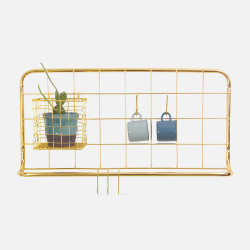 [SALE] Kitchen Rack Set Open Grid - Gold [Last One]
