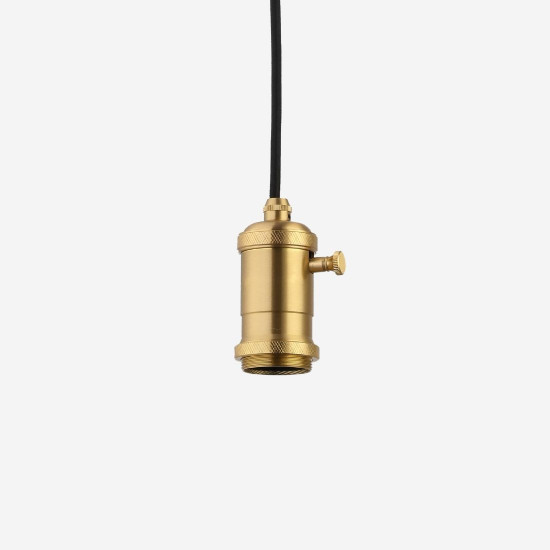 Brass Pendant Lamp with rotary dimmer