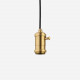 Brass Pendant Lamp with rotary dimmer