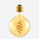 SIMBULB vintage LED spiral filament dimmable bulb, Amber, D125