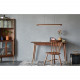 Linear LED Adjustable Natural Walnut Wood Pendant Linear LED Adjustable Natural Walnut Wood Pendant