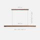Linear LED Adjustable Natural Walnut Wood Pendant Linear LED Adjustable Natural Walnut Wood Pendant