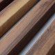 Linear LED Adjustable Natural Walnut Wood Pendant