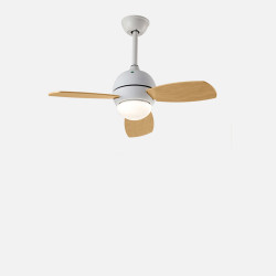 LED Ceiling Lamp with FAN, White [SALE]