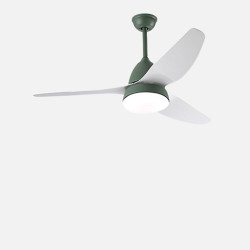 SIM Ceiling LED with Fan, Sage Green [SALE]