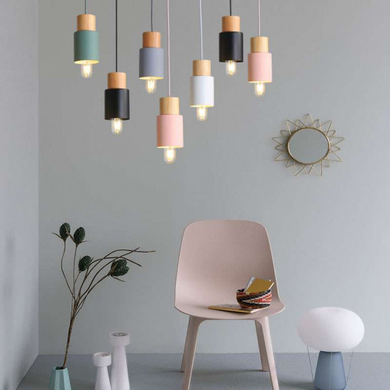 SCANDI Cylinder pendant, Baby Pink  [Display]