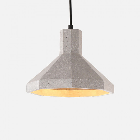 [Last one] Concrete Modern Pendant, Milky White