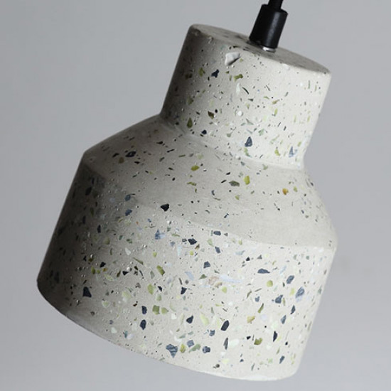 Terrazzo Pendant, White [Display]