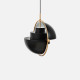 Comly Round Pendant, Black Comly Round Pendant, Black