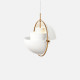 Comly Round Pendant, Black Comly Round Pendant, Black
