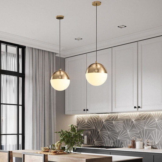 JUNIT Drop Pendant, Brass JUNIT Drop Pendant, Brass